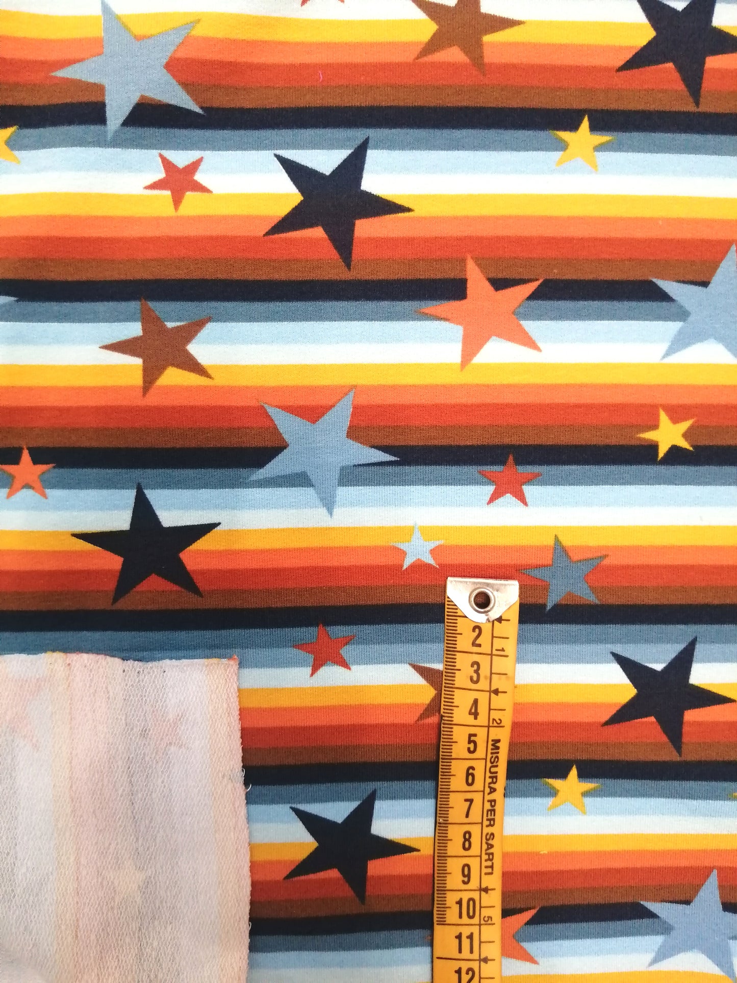 FELPINA ARANCIO/AZZURRO CON STELLE (4)