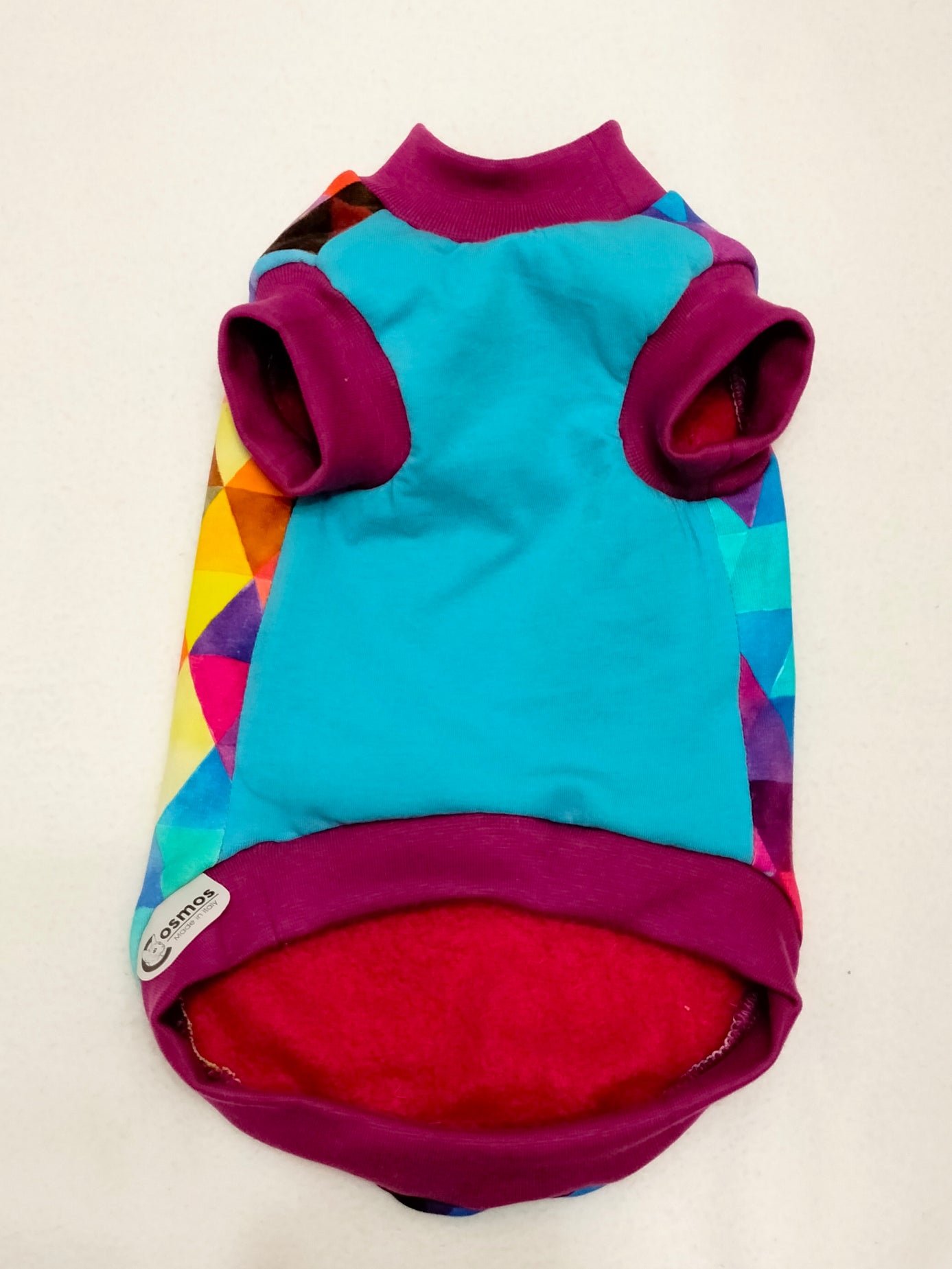 JERSEY in cotone TRIANGOLI MIX MULTICOLOR (101)