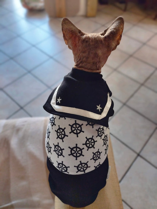 VESTITI A TEMA: JERSEY in cotone MARINARETTO