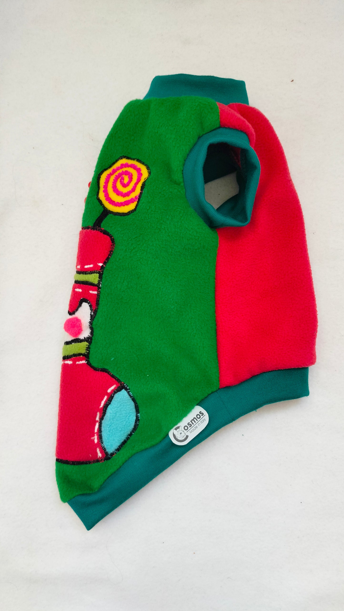 VESTITI A TEMA: PILE CALZA DELLA BEFANA
