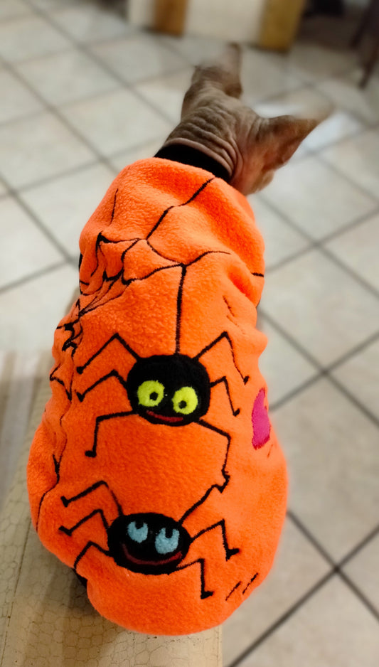 VESTITI A TEMA: PILE HALLOWEEN RAGNETTI INNAMORATI