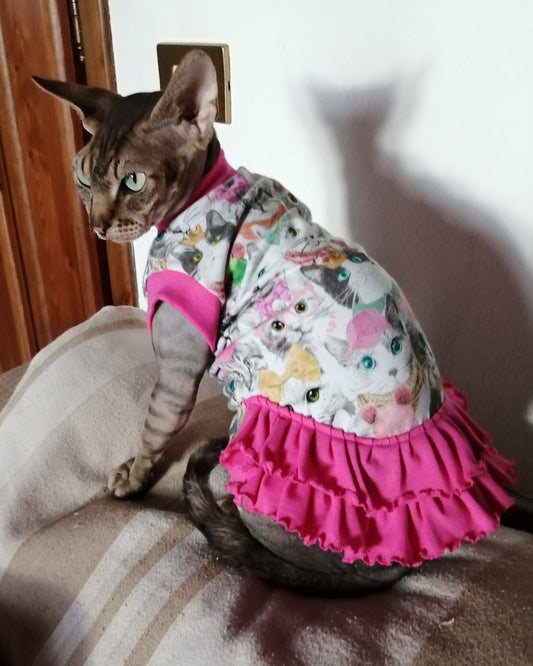 JERSEY in cotone FACCINE GATTI (113)
