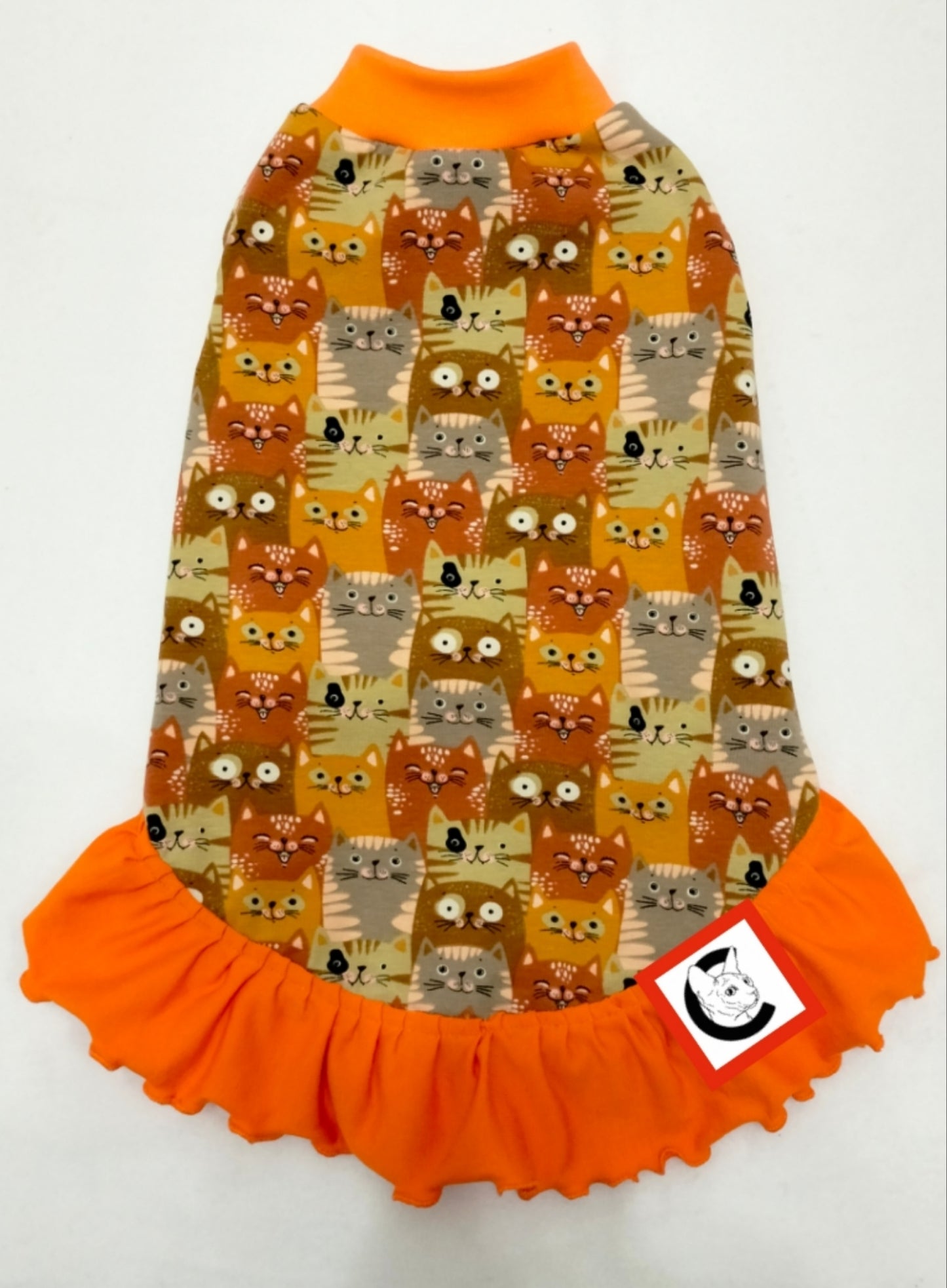 JERSEY in cotone GATTI CARAMELLO (138)