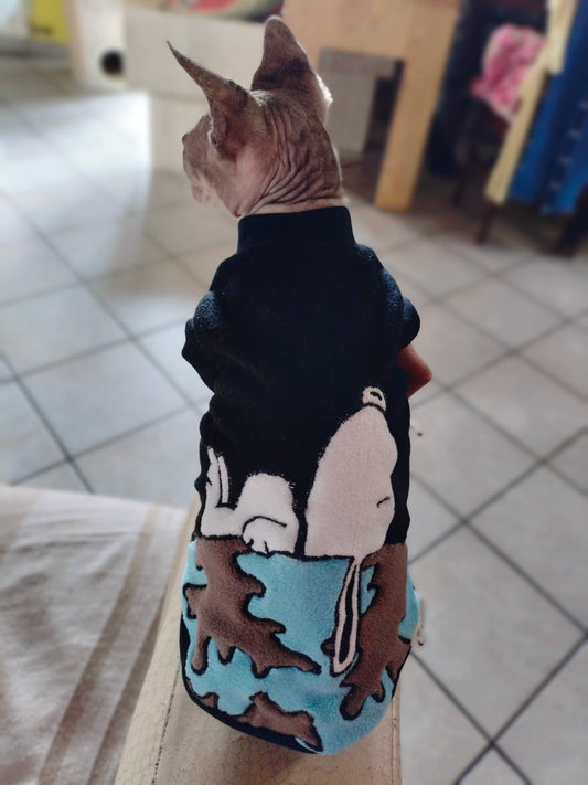 VESTITI A TEMA: PILE SNOOPY MONDO