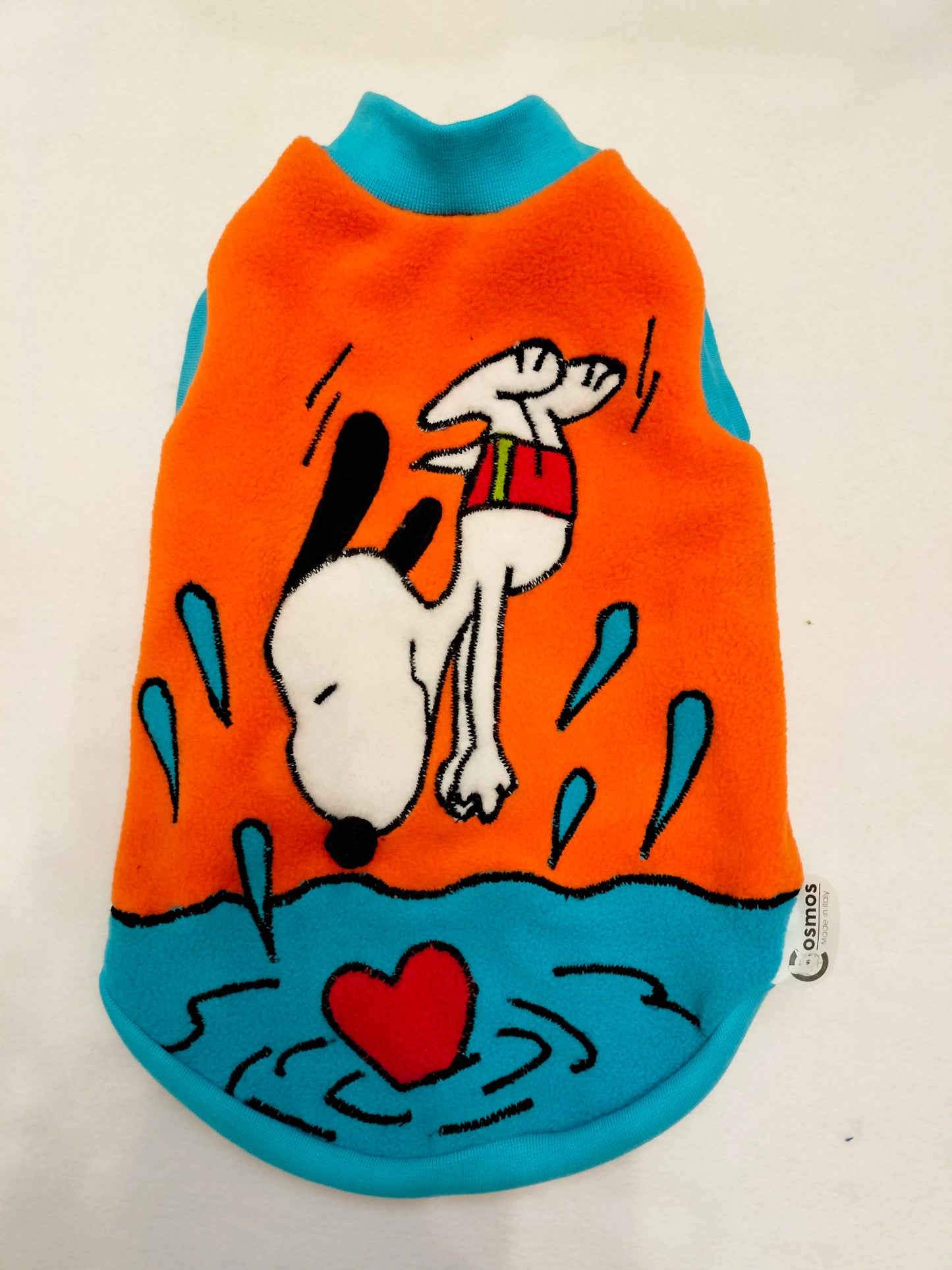 VESTITI A TEMA: PILE SNOOPY TUFFO