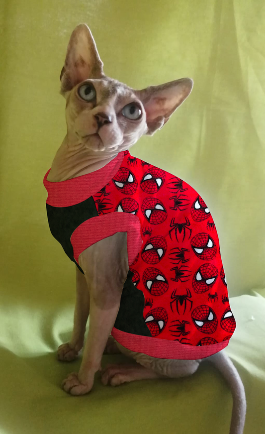 PILE CINIGLIATO SPIDERMAN FONDO ROSSO