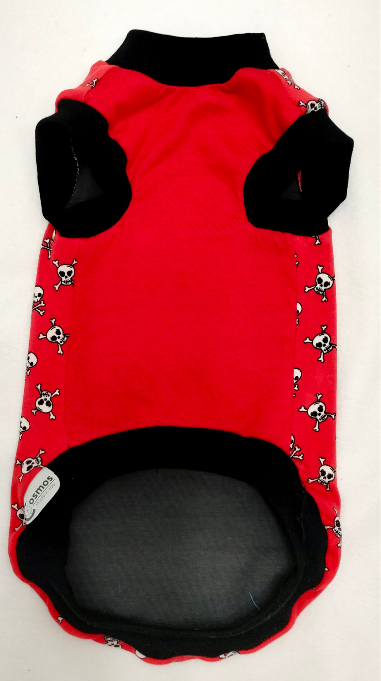 JERSEY in cotone TESCHIETTI FONDO ROSSO