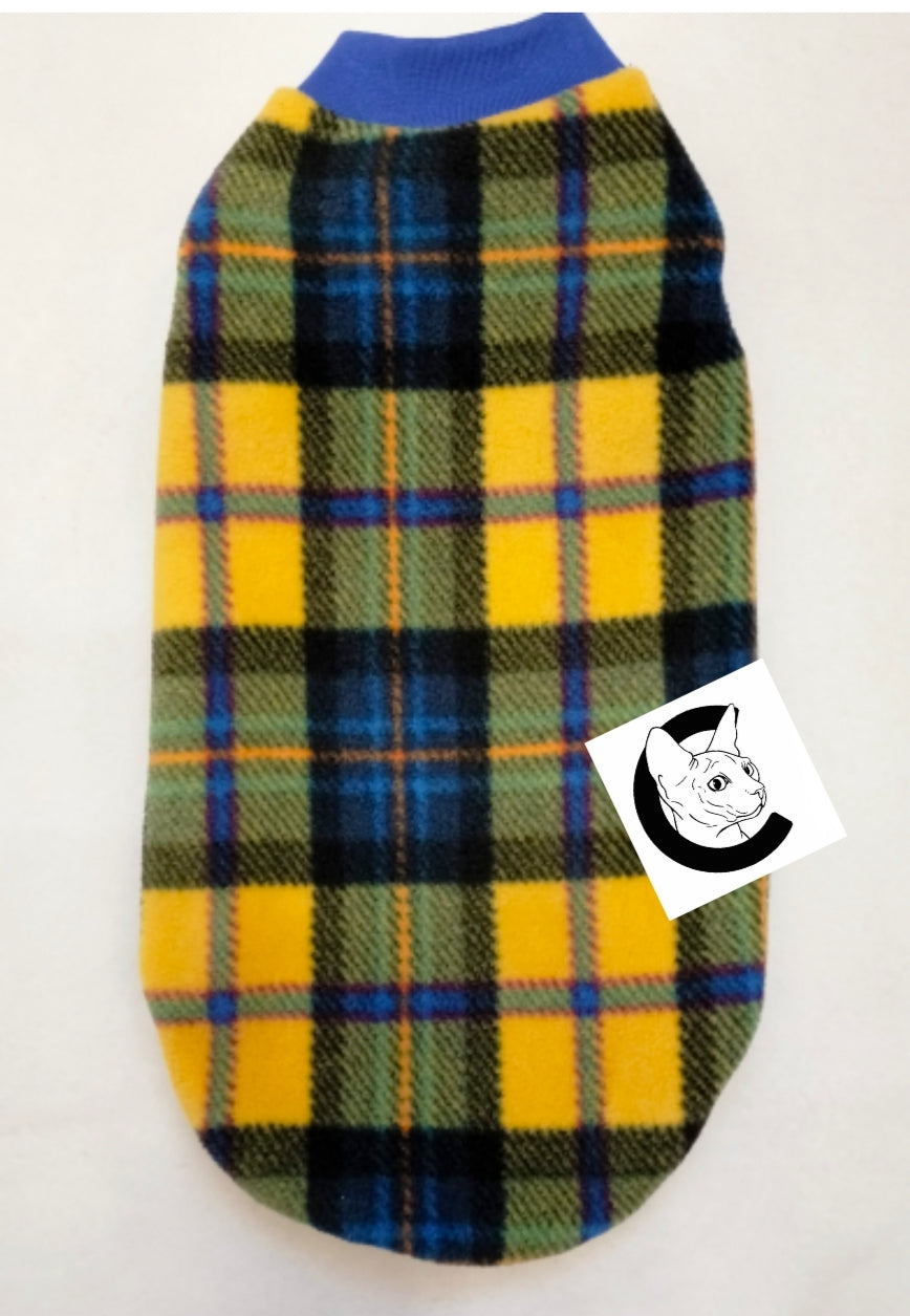 PILE NO PILLING SCOZZESE GIALLO BLU (321)