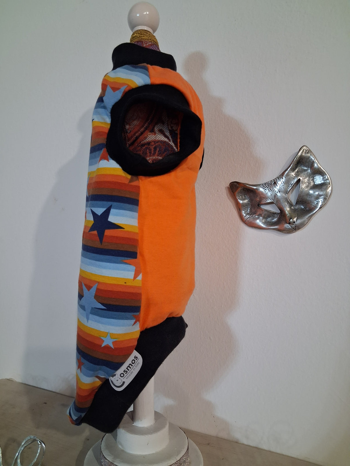 FELPINA ARANCIO/AZZURRO CON STELLE (4)