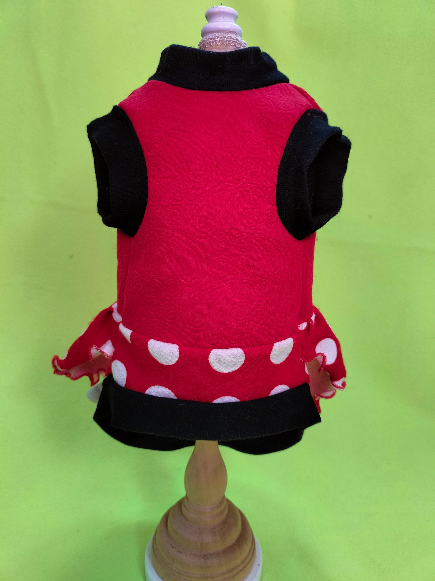 VESTITI A TEMA: MINNIE foderato in jersey