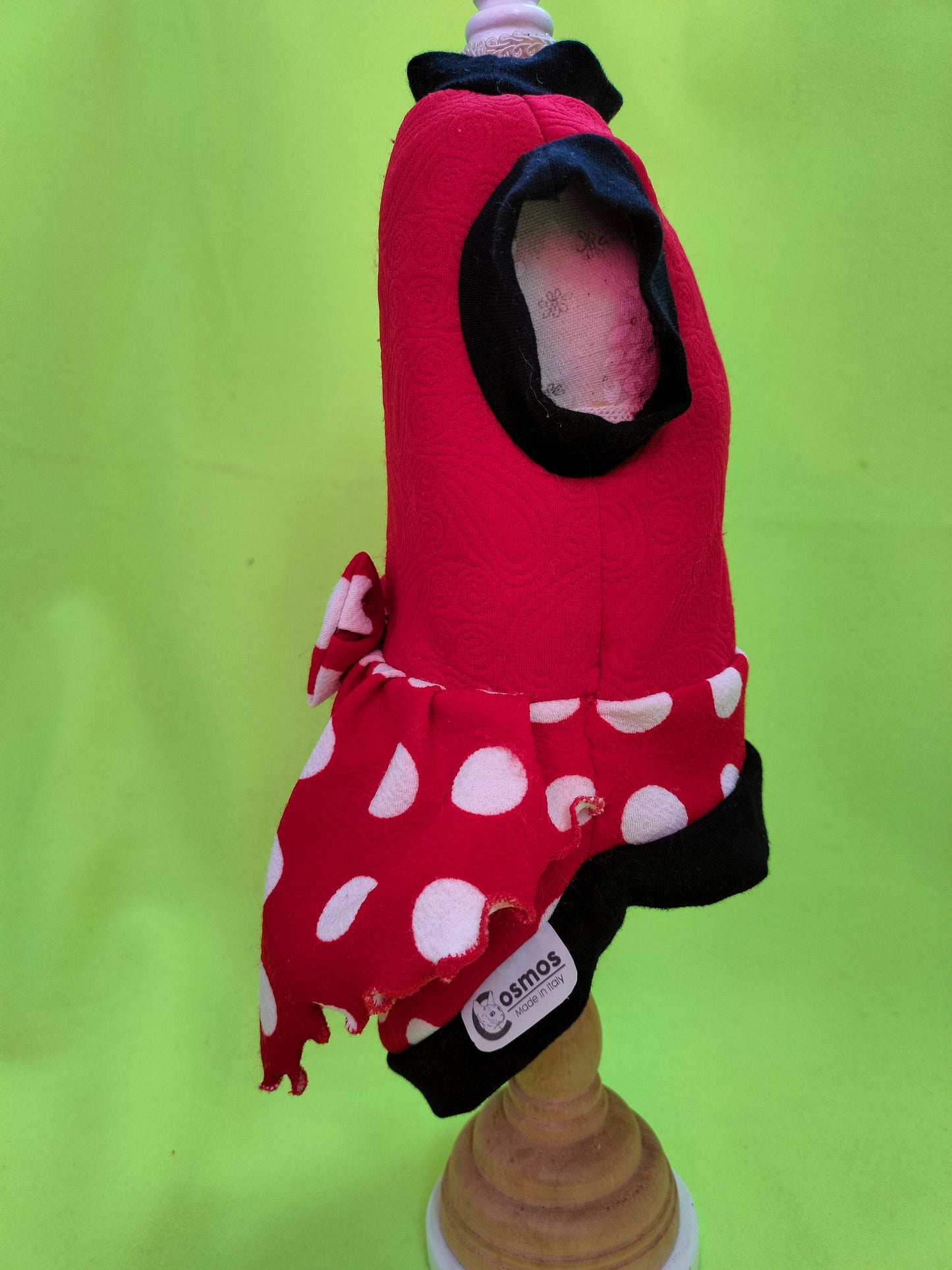 VESTITI A TEMA: MINNIE foderato in jersey